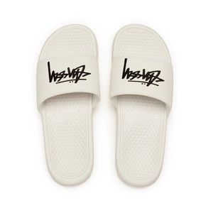 Stussy x Nike Benassi - Sail/Black Slides